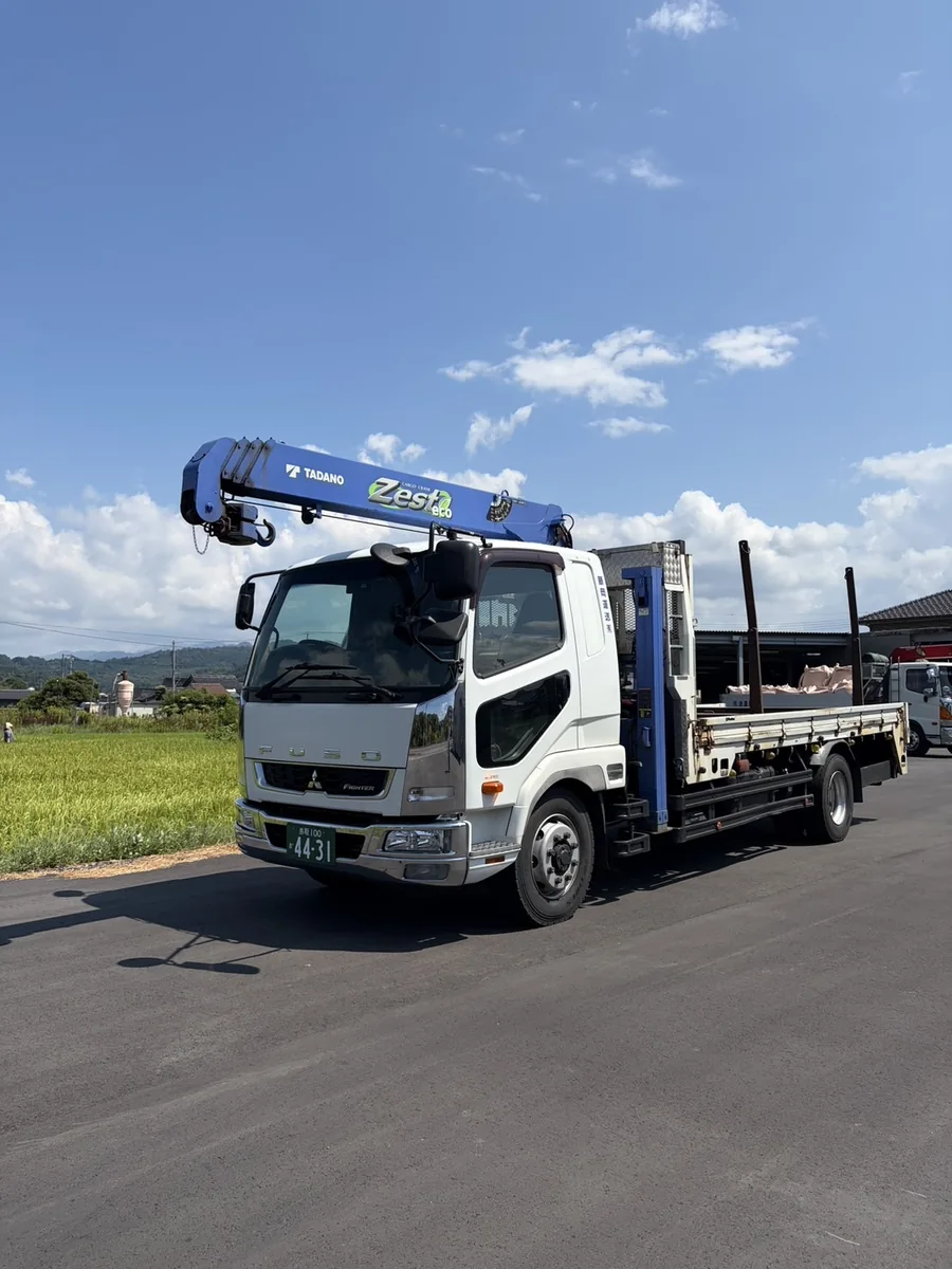 藤岡運送の6tユニック車